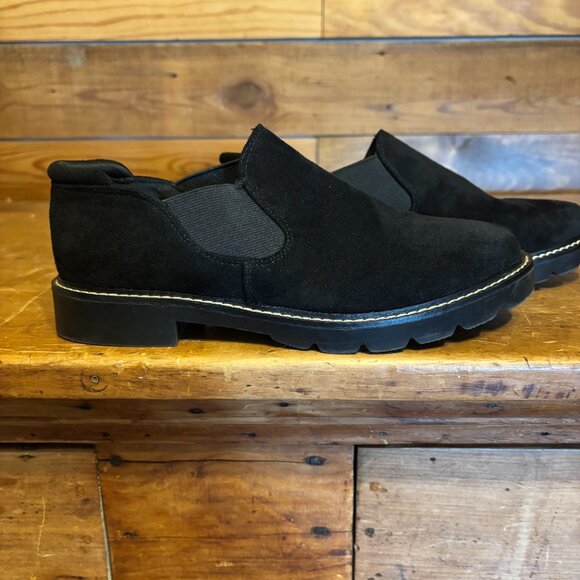 New Anne Klein Black Loafers - Picture 3 of 7